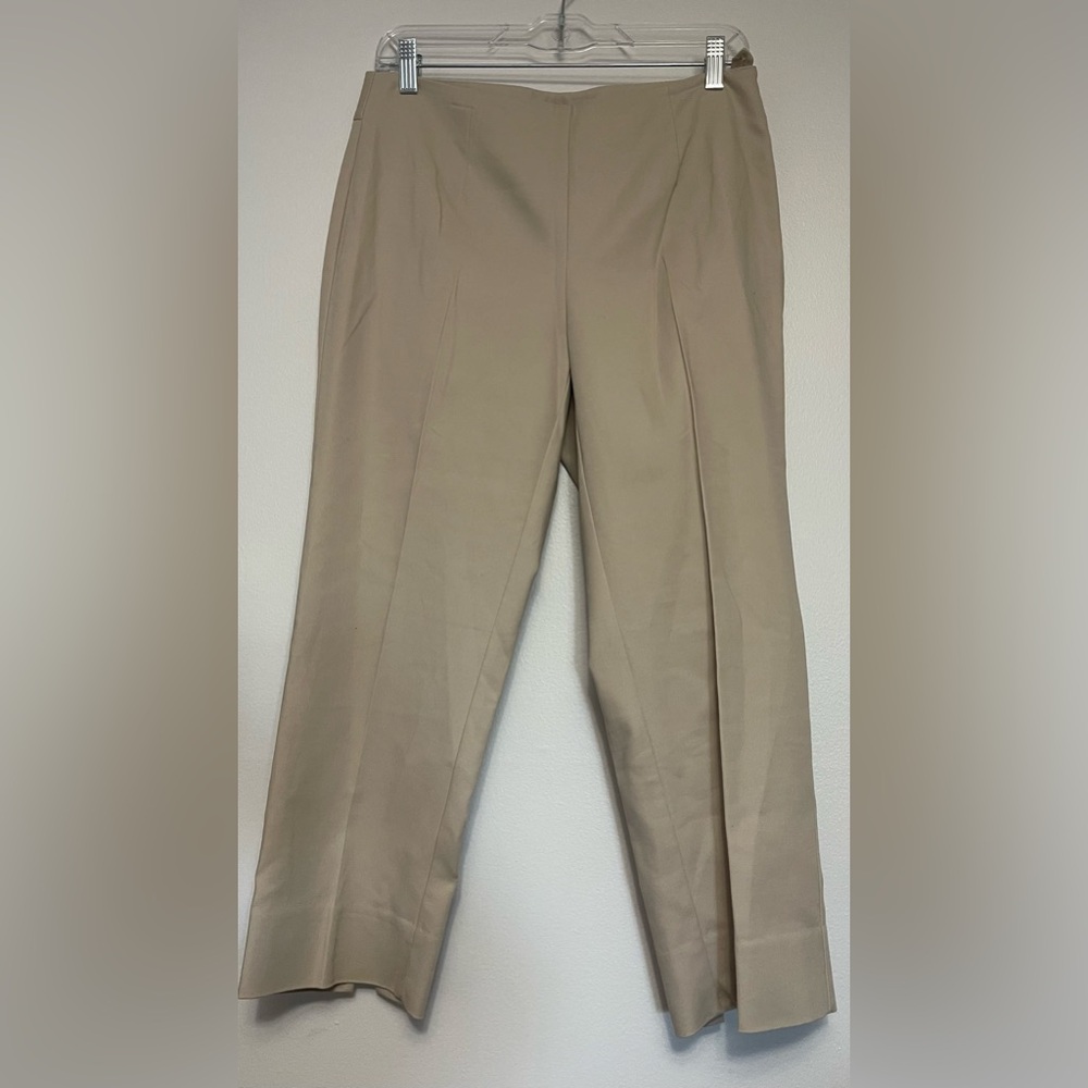 New Elegant Tan Women's Cropped Pants Sz 6